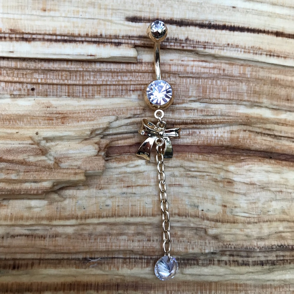 Beautiful Gold‎ Belly Button Navel Ring